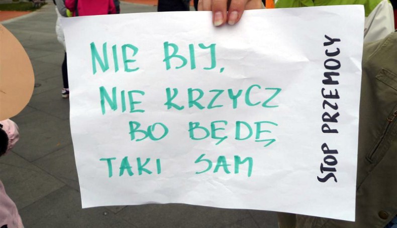Akcja "Dzieci obserwują-dzieci naśladują" w Suwałkach, 30.09.2014, fot. Iza Kosakowska