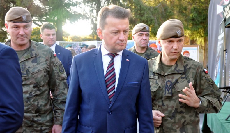 Wizyta ministra Mariusza Błaszczaka w Suwałkach, fot. Marcin Kapuściński