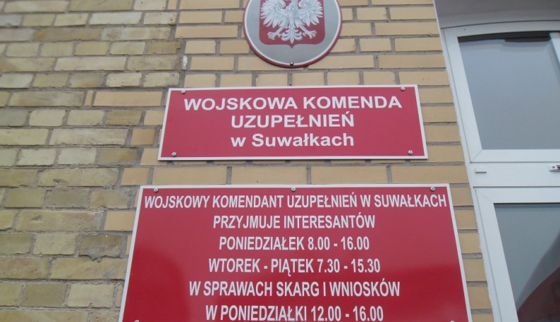 Wojskowa Komenda Uzupełnień w Suwałkach, foto A. Przybycień