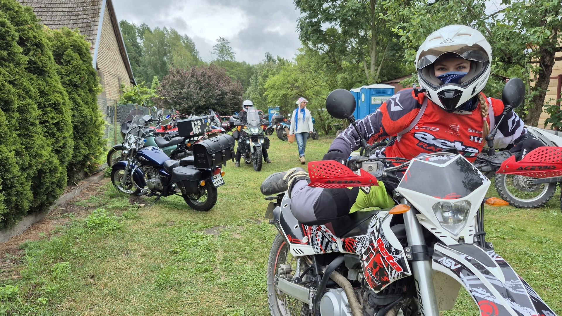Baby na motóry, czyli spotkanie motocyklistek w gminie Supraśl