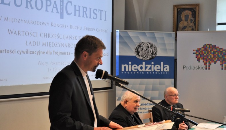 Konferencja w klasztorze w Wigrach, fot. Tomasz Kubaszewski