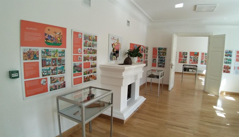 W Suwałkach można oglądać wystawę "Kajko i Kokosz – komiksowa archeologia", fot. Iza Kosakowska