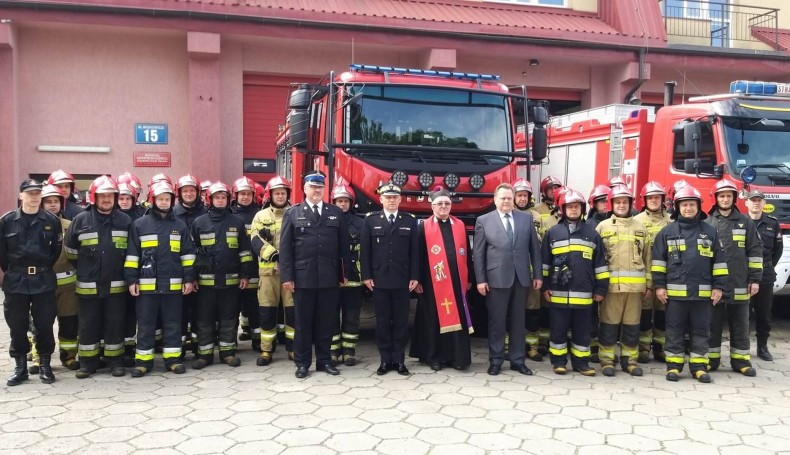 Suwalska jednostka straży pożarnej ma nowy pojazd ratowniczo-gaśniczy, fot. Iza Kosakowska