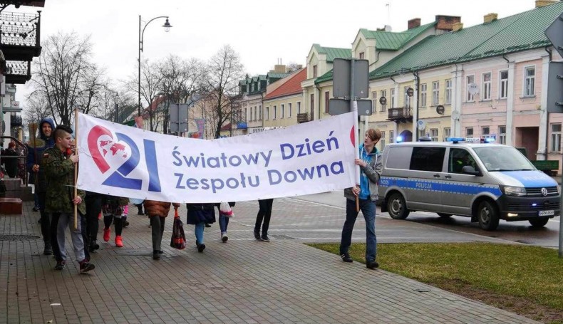 Suwalczanie obchodzą Światowy Dzień Zespołu Downa, fot. Areta Topornicka