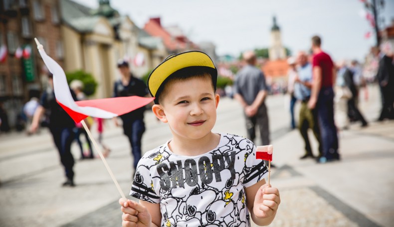 Dzień Flagi RP w Białymstoku, 2018, fot. Joanna Szubzda