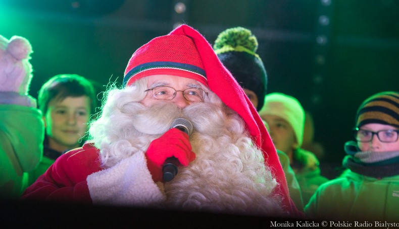 Spotkanie z Mikołajem z Rovaniemi na Rynku Kościuszki w Białymstoku, fot. Monika Kalicka