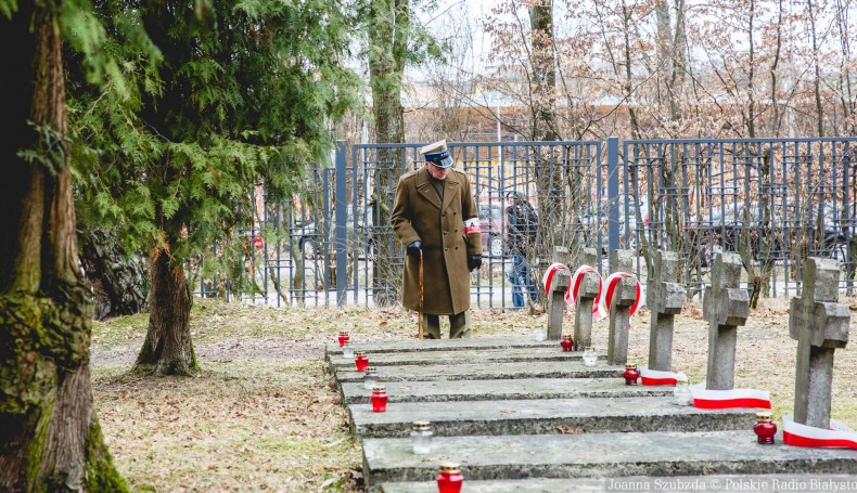 Narodowy Dzień Pamięci Żołnierzy Wyklętych, Cmentarz Wojskowy w Białymstoku, fot. Joanna Szubzda