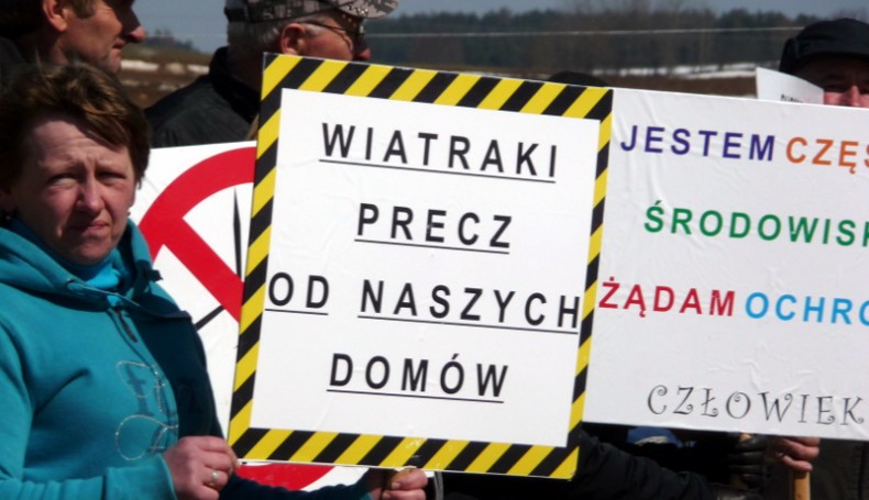 Mieszkańcy gminy Jeleniewo przeciwko wiatrakom, fot. Renata Siepka