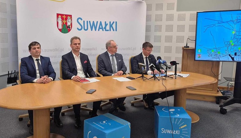 Projekt warty prawie 38 mln zł to wspólna inicjatywa miasta, Przedsiębiorstwa Wodociągów i Kanalizacji oraz Gminy Suwałki, 6.06.2025, fot. Areta Topornicka