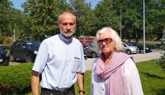 o. Krzysztof Korolczuk i Maria Iwanowna, fot. Joanna Sikora