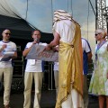 Mistrzostwa Polski w Pływaniu na Byle Czym, wręczanie nagród, foto: Monika Kalicka