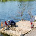 Pływanie na Byle Czym 2017 - przygotowania, fot. Joanna Żemojda