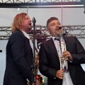 Mistrzostwa Polski w Pływaniu na Byle Czym, koncert zespołu "Poparzeni kawą trzy", foto: Monika Kalicka