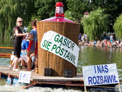 "Gąsior się postawił", Pływanie na Byle Czym 2016, fot. Joanna Żemojda