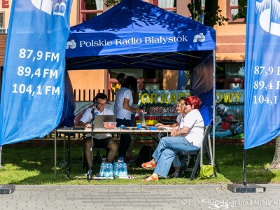 Plenerowe studio PRB w Augustowie, fot. Joanna Żemojda