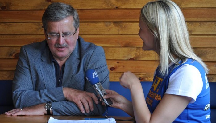 Bronisław Komorowski w Augustowie, fot. Anna Kruszewska