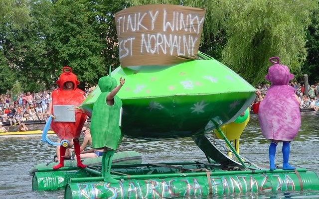 Pływanie na Byle Czym w Augustowie 2007