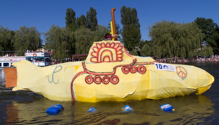 Yellow Submarine, XX Mistrzostwa Polski w Pływaniu na Byle Czym, fot. Joanna Żemojda