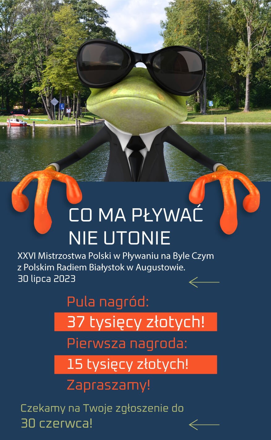 XXVI Mistrzostwa Polski w Pływaniu na Byle Czym z Polskim Radiem Białystok