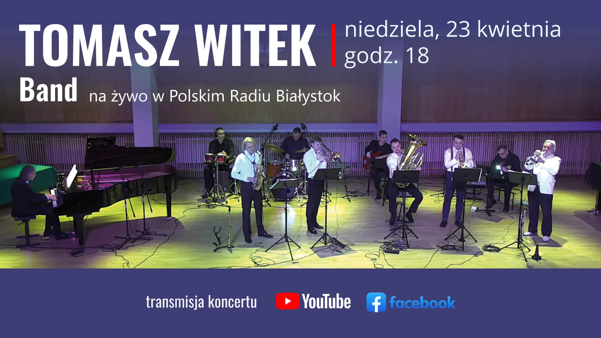 Tomasz Witek Band na żywo w Polskim Radiu Białystok