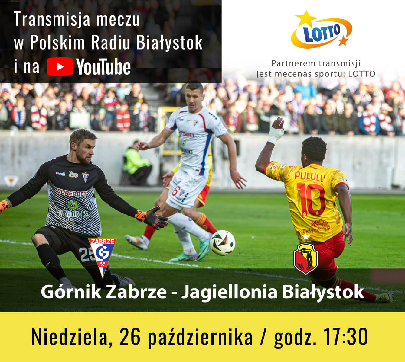 Mecz Górnik Zabrze - Jagiellonia Białystok