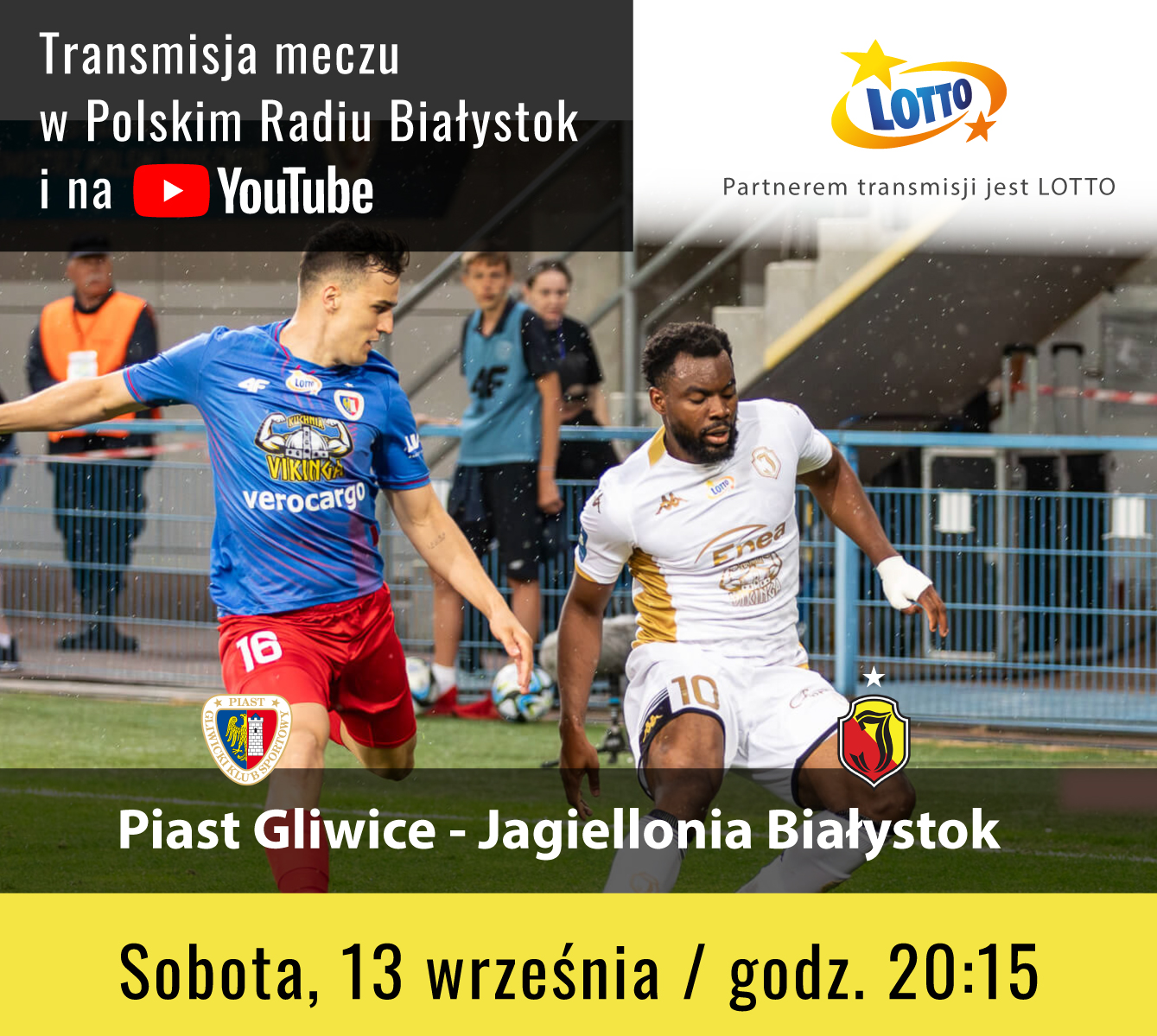 Mecz Piast - Jagiellonia