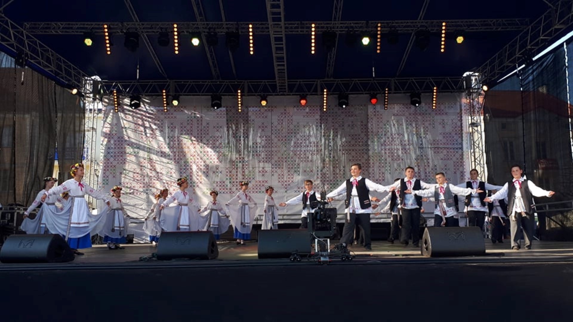 Zespół Padlaski Wianok na Festiwalu Podlaska Oktawa Kultur, Białystok, 24.07.2019 r., fot. Michał Stepaniuk