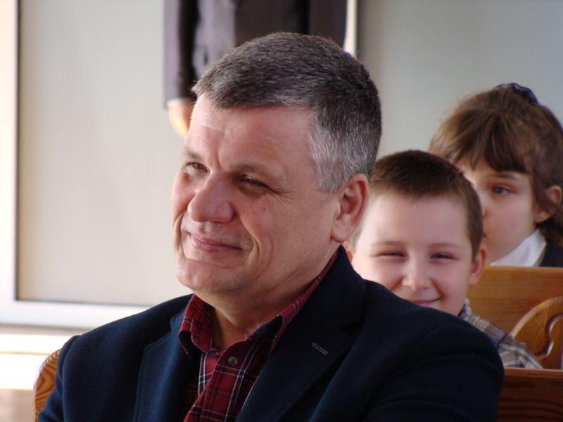 Eugeniusz Saczko, dyrektor Kompleksu Szkół z dodatkowym nauczaniem języka białoruskiego w Hajnówce