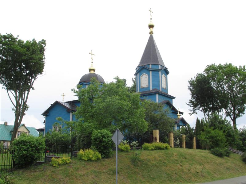 Cerkiew w Rajsku, zrekonstruowana po przewiezieniu z okolic Hrubieszowa - kierownikiem prac był Michał Grygoruk z Plutycz. Fot. E. Ryżyk