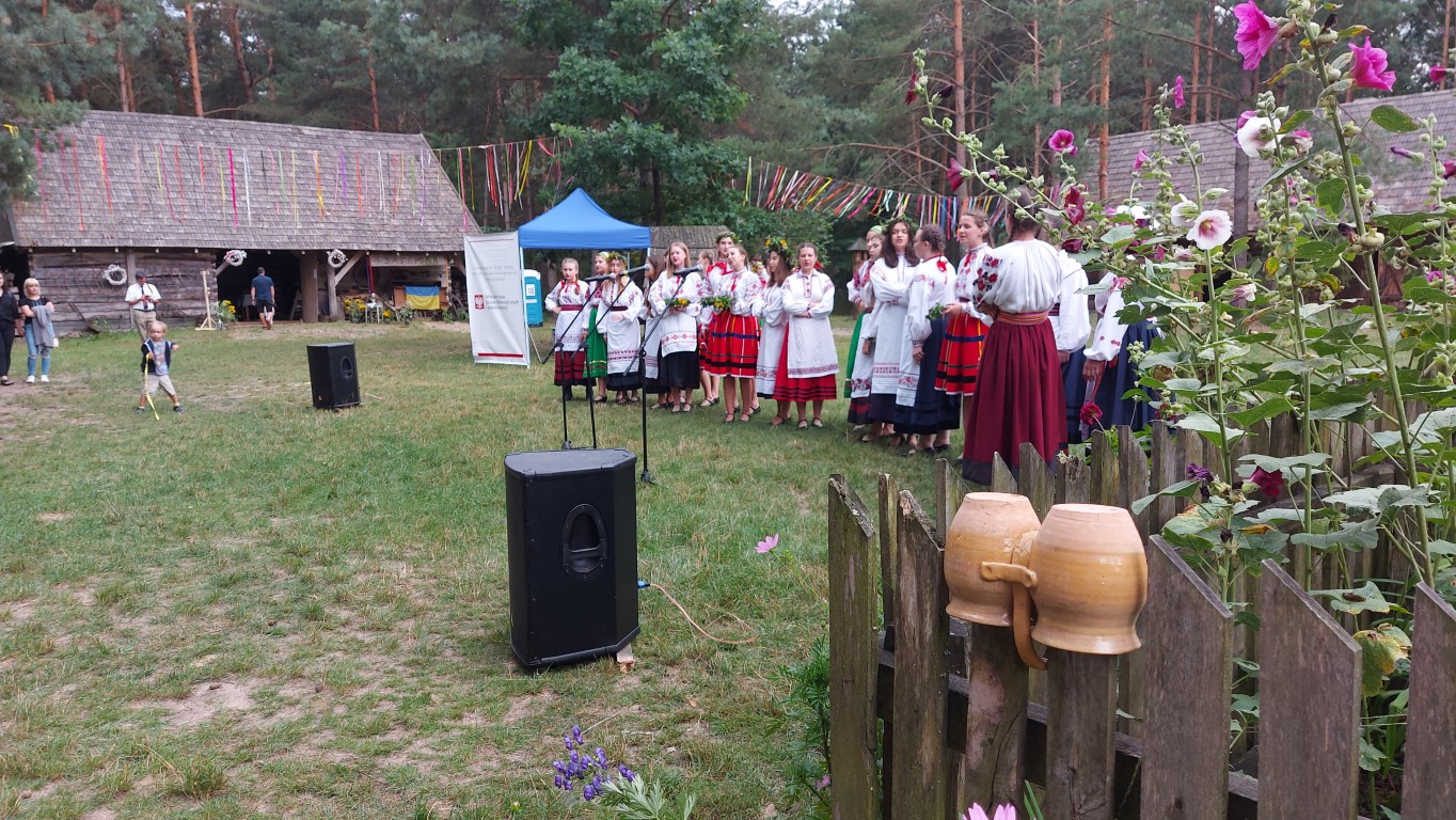 Letnie spotkania z ukraińskim folklorem 2021 w Skansenie w Koźlikach Foto: S. Sawczuk