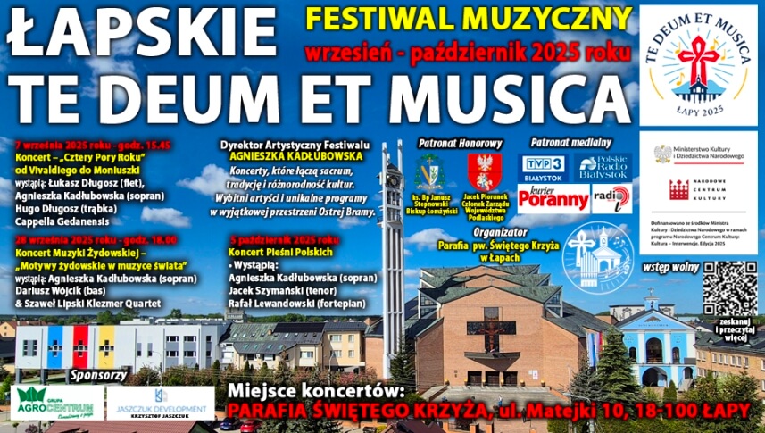 Festiwal Muzyczny "Łapskie Te Deum et Musica", źródło: mat. org.