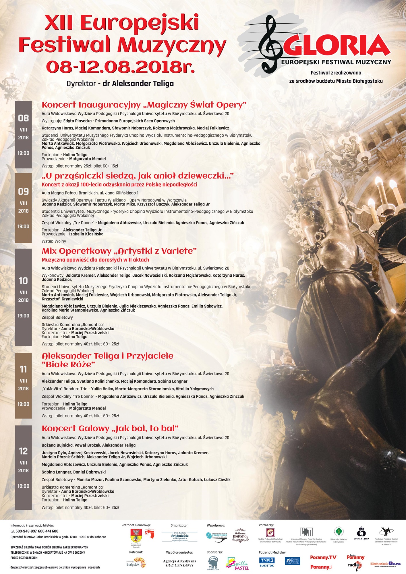 XII Europejski Festiwal Muzyczny „Gloria” w Białymstoku