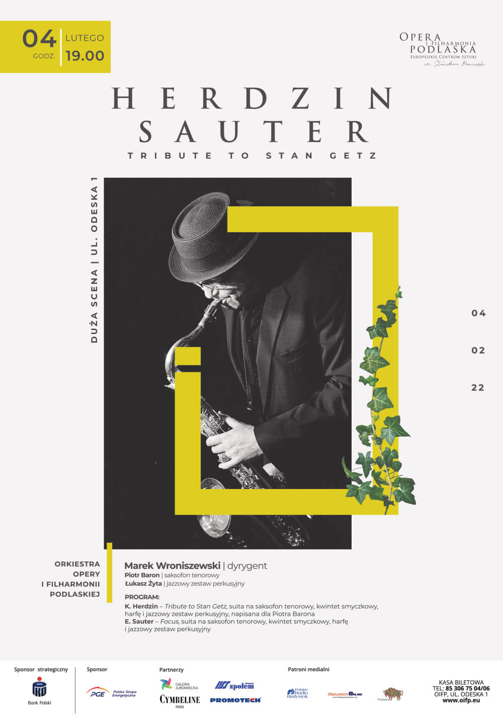 Koncert: Herdzin | Sauter - "Tribute to Stan Getz"