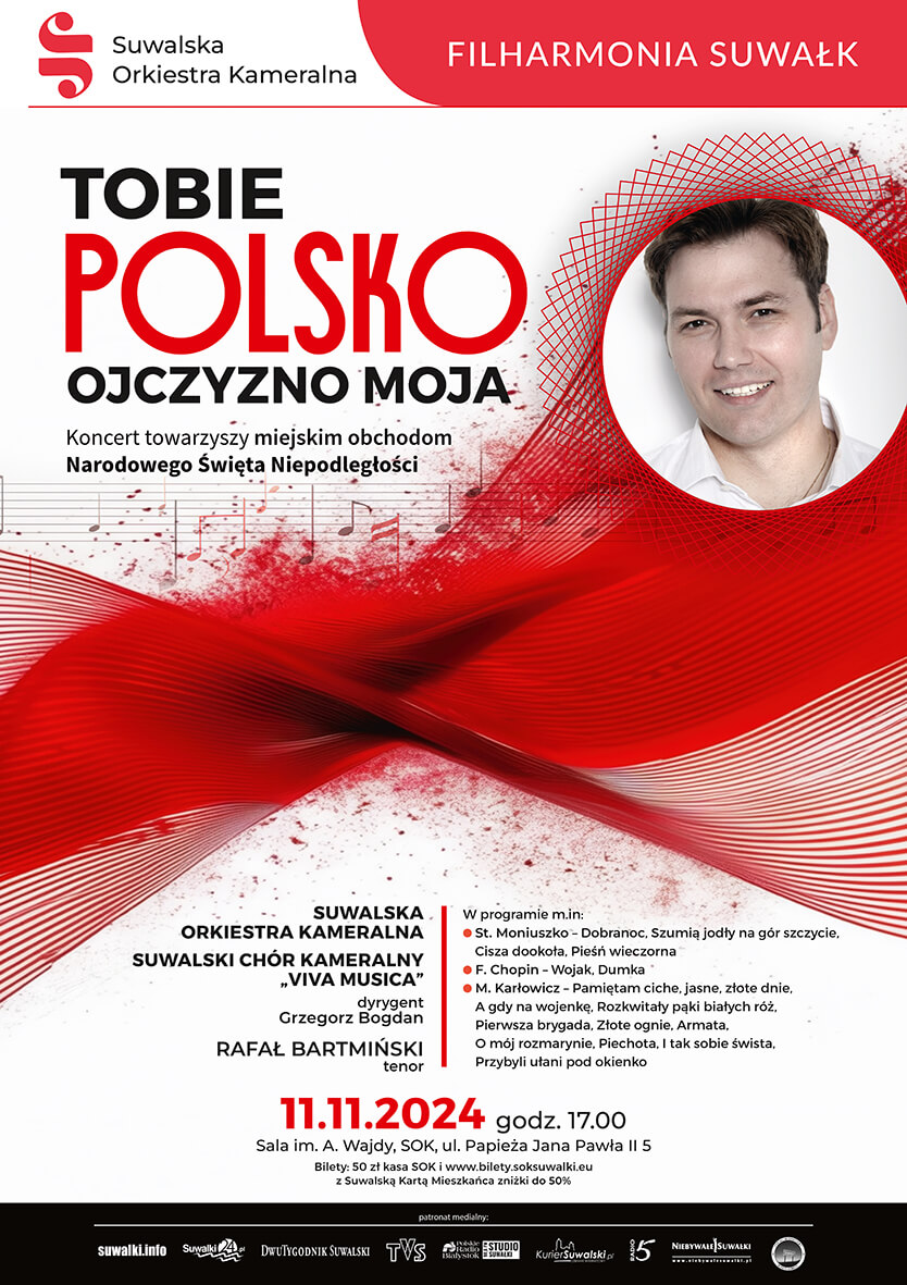 Koncert "Tobie Polsko, Ojczyzno moja" w wykonaniu Suwalskiego Chóru Kameralnego
