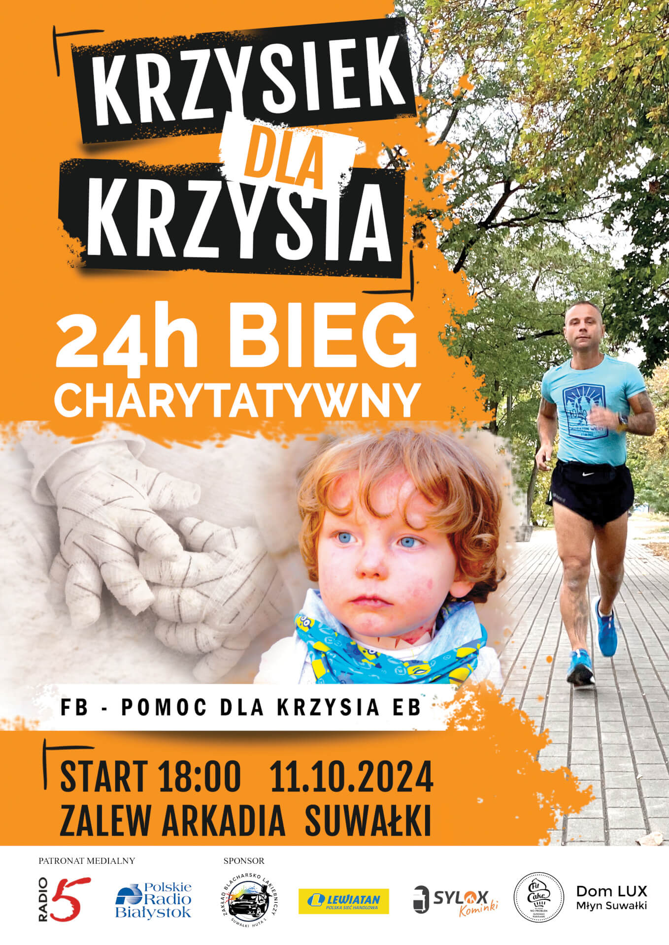 24-godzinny bieg charytatywny "Krzysiek dla Krzysia"