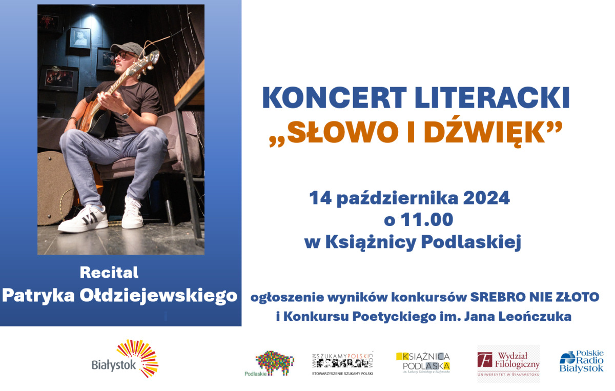 Koncert literacki SŁOWO i DŹWIEK