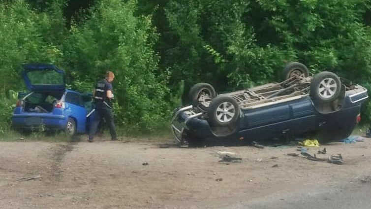Śmiertelny wypadek koło Supraśla, fot. KMP Białystok