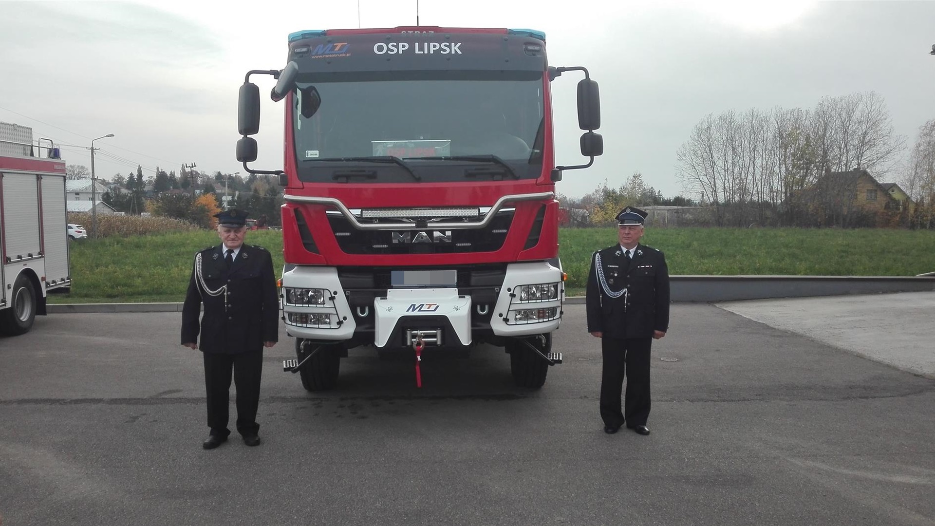 OSP z Lipska ma nowy wóz strażacki, fot. Konrad Skokowski