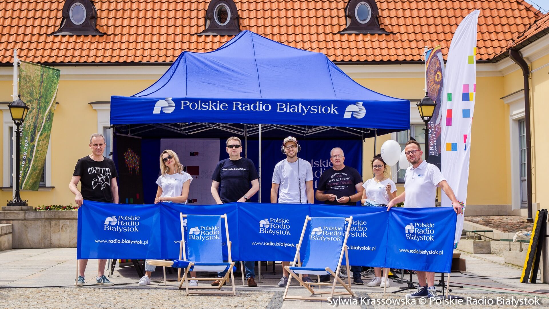 Początek akcji "Podlaskie To Tu!" na Rynku Kościuszki w Białymstoku, fot. Sylwia Krassowska