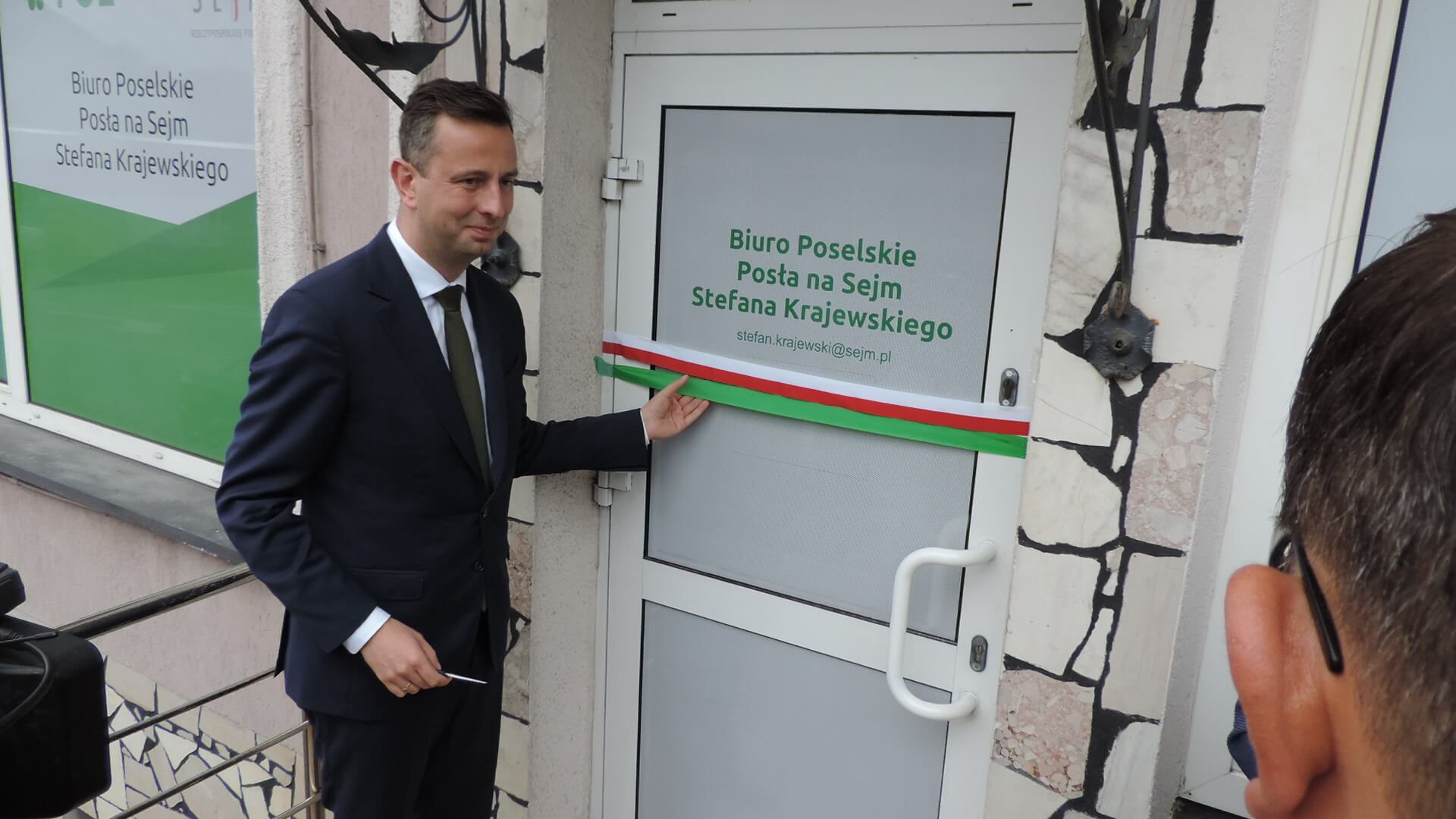 Stefan Krajewski otworzył swoje biuro poselskie w Zambrowie, fot. Adam Dąbrowski