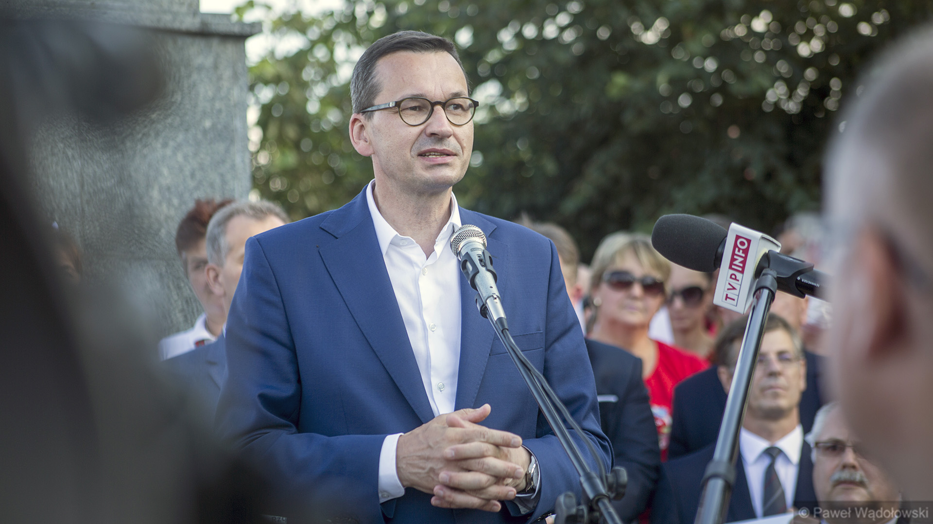 Premier Mateusz Morawiecki w Grajewie - fot. Paweł Wądołowski
