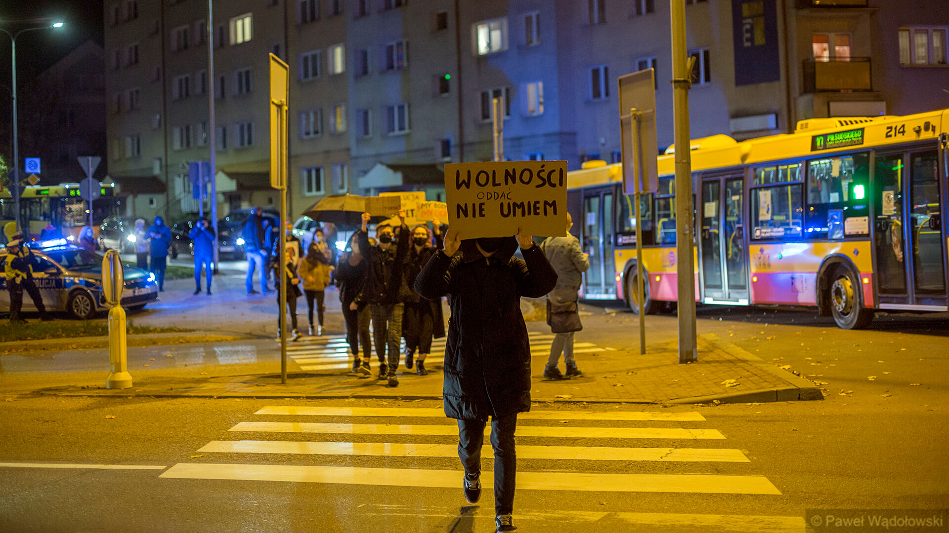 Protest kobiet w Łomży, fot. Paweł Wądołowski
