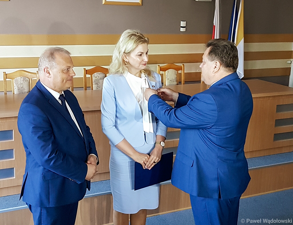 Była wiceprezydent Łomży Agnieszka Muzyk otrzymała odznakę "Primus in