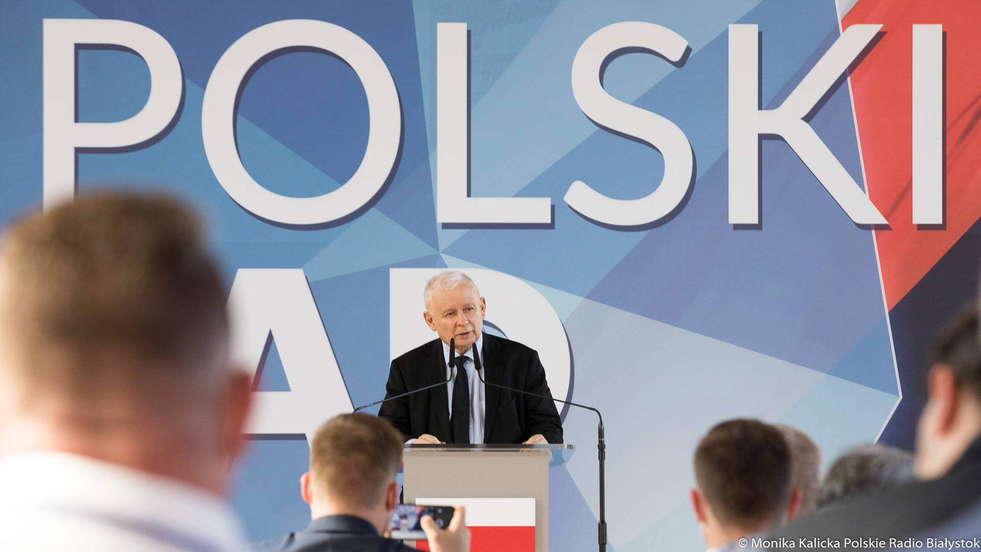 Wizyta prezesa PiS Jarosława Kaczyńskiego w Wysokiem Mazowieckiem, fot. Monika Kalicka