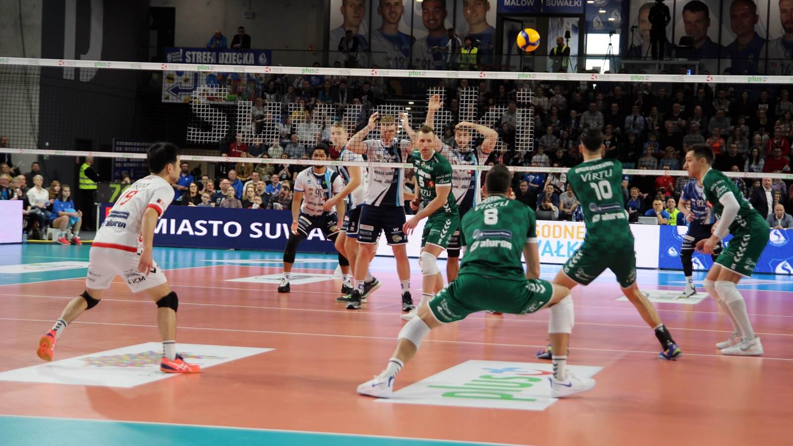Ślepsk Malow Suwałki - Aluron Virtu CMC Zawiercie 3:1, fot. Marcin Mazewski