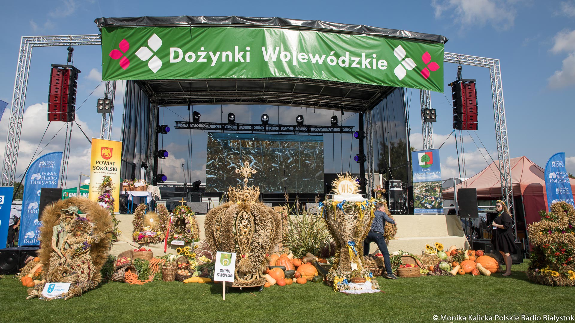 Dożynki Wojewódzkie w Dąbrowie Białostockiej, fot. Monika Kalicka