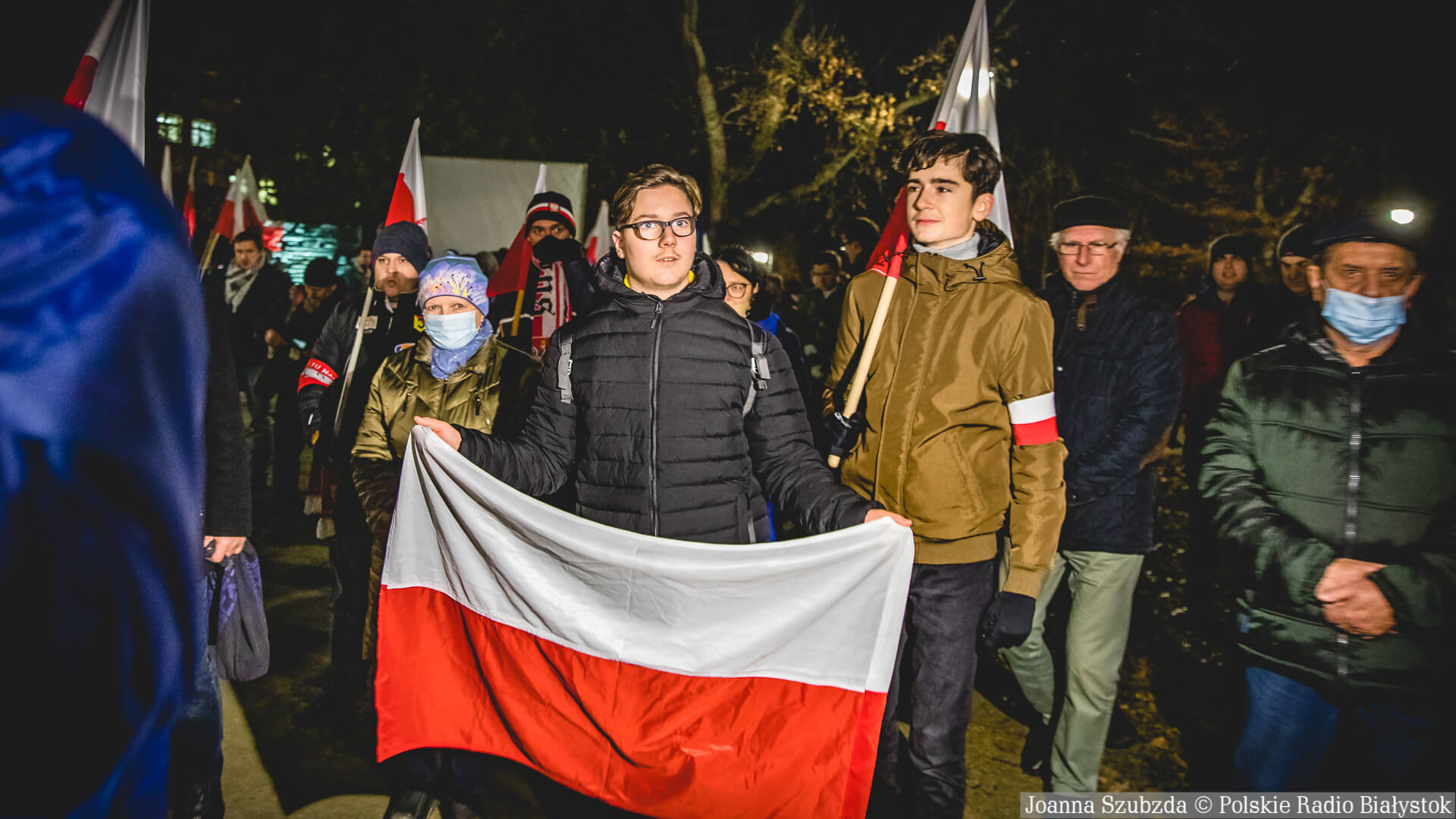 Białostocki Marsz Niepodległości 2021, fot. Joanna Szubzda