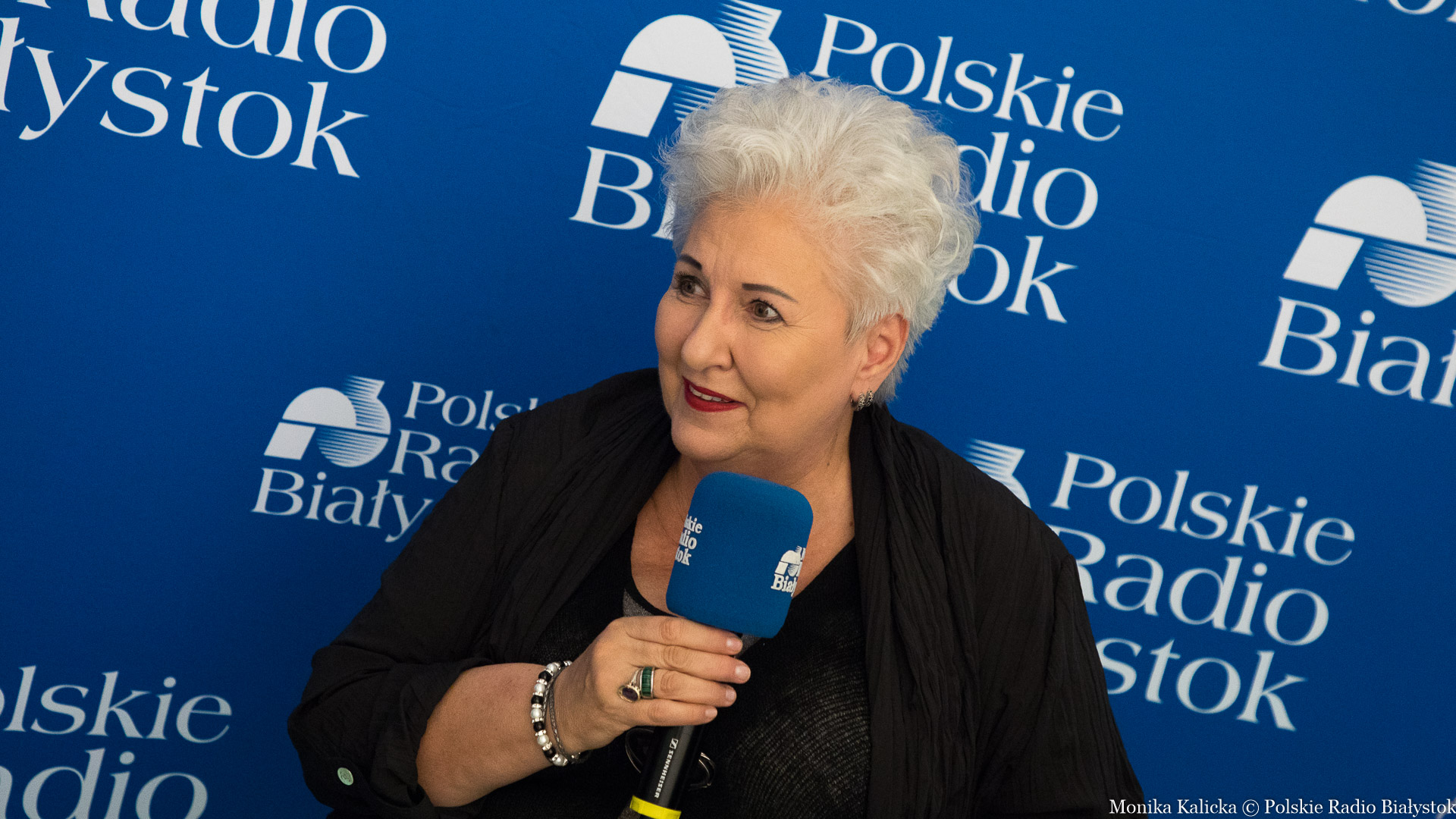 Polskie Radio Białystok na premierze "Barona cygańskiego", prof. Violetta Bielecka, fot. Monika Kalicka