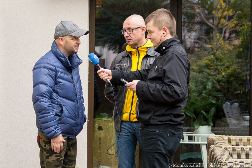 Kamil Kalicki i Andrzej Ryczkowski rozmawiają z Michałem Góreckim, fot. Monika Kalicka