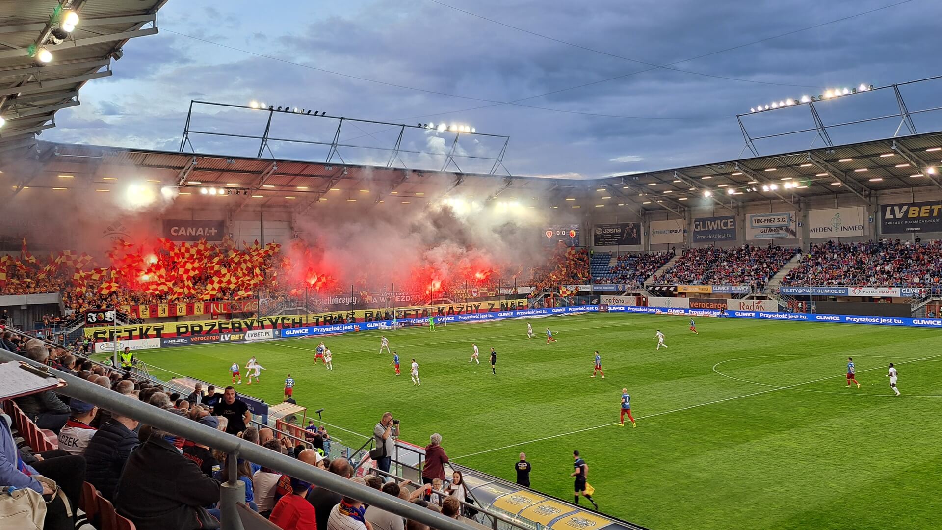 Piast Gliwice - Jagiellonia Białystok, 18.05.2024, fot. Wojciech Szubzda